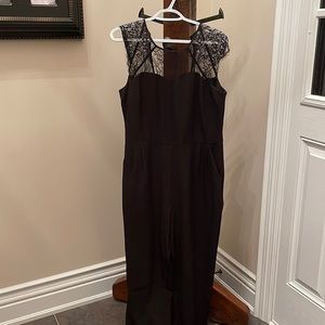 Black lace jumpsuit